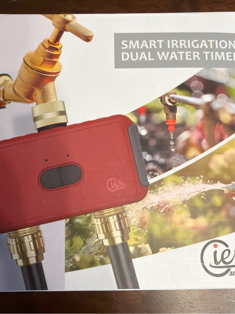 Smart irrigation dual water timer